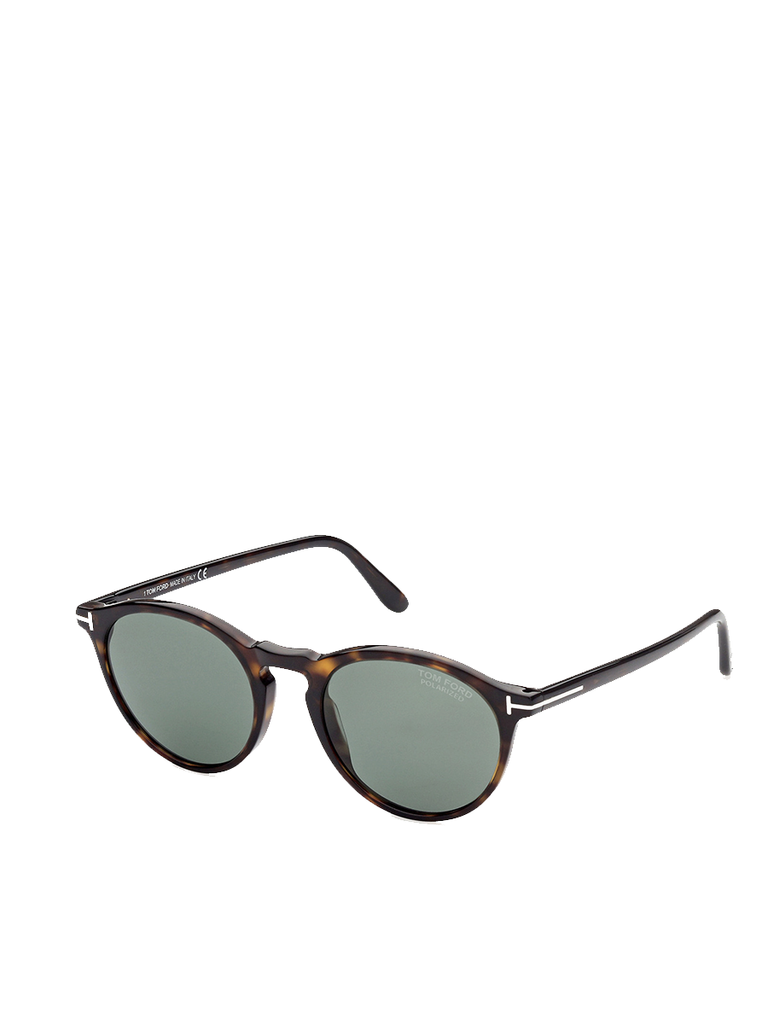 Round Sunglasses Dark Havana Aurele FT0904