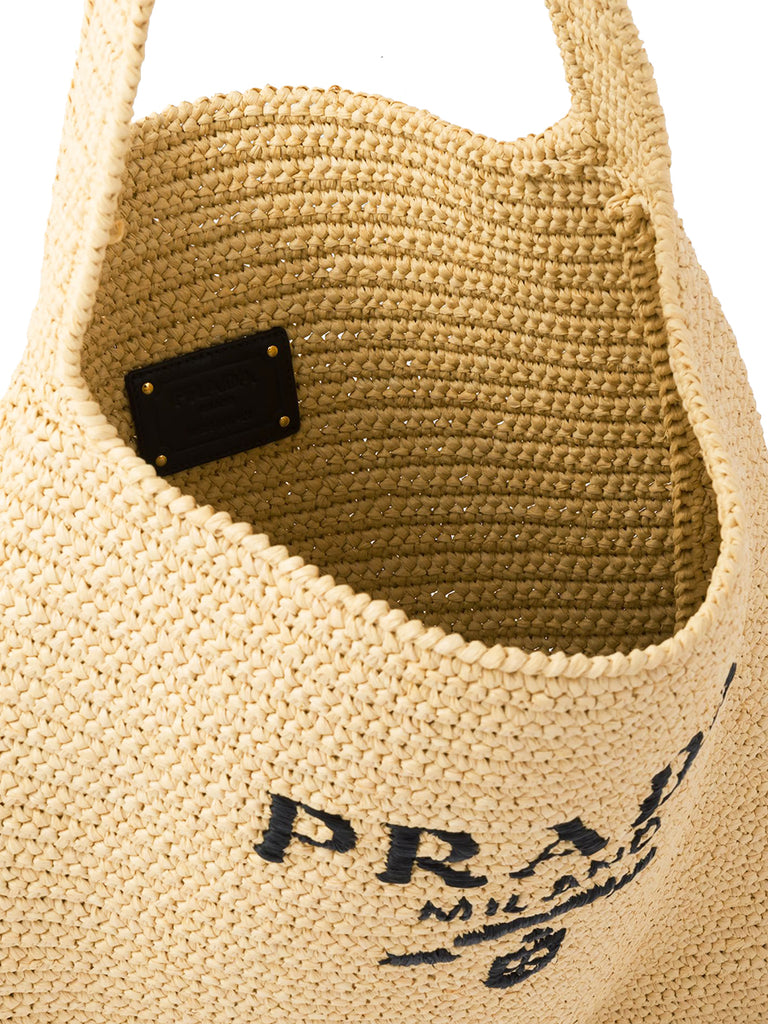 Raffia Tote Bag in Natural