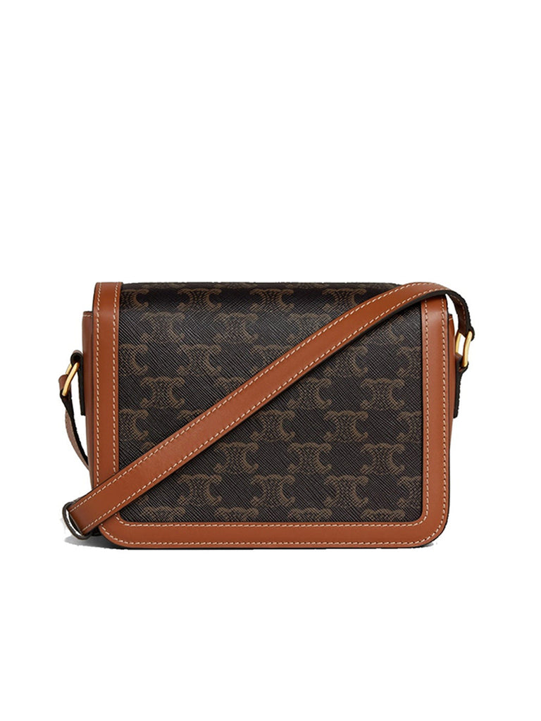 Teen Triomphe Bag in Triomphe Canvas and Calfskin