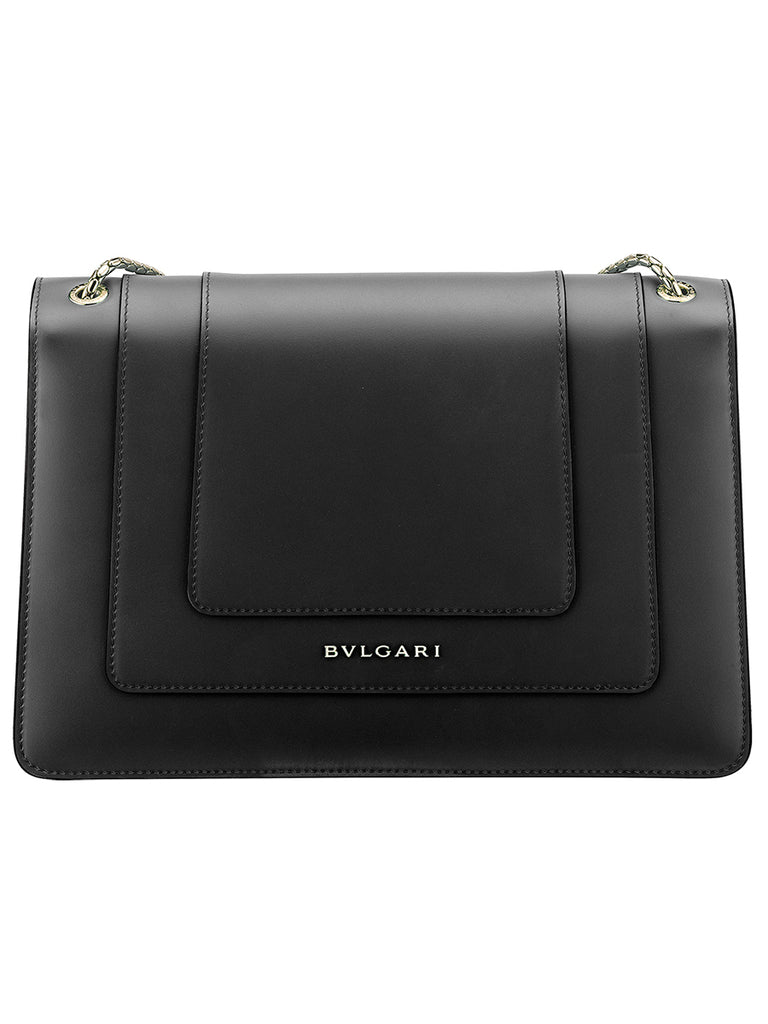 Serpenti Forever Shoulder Bag in Black