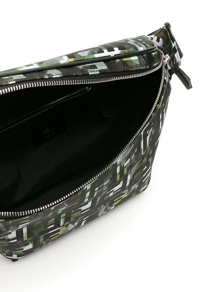 FF Logo Camouflage Belt Pack zipper