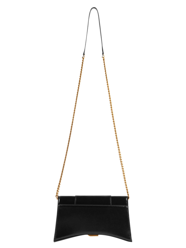 Hourglass Chain Bag in Black