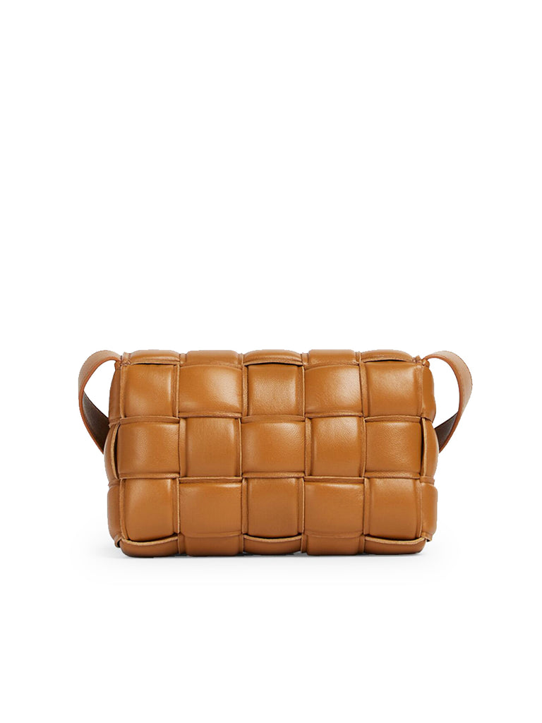 Small Padded Cassette in Camel