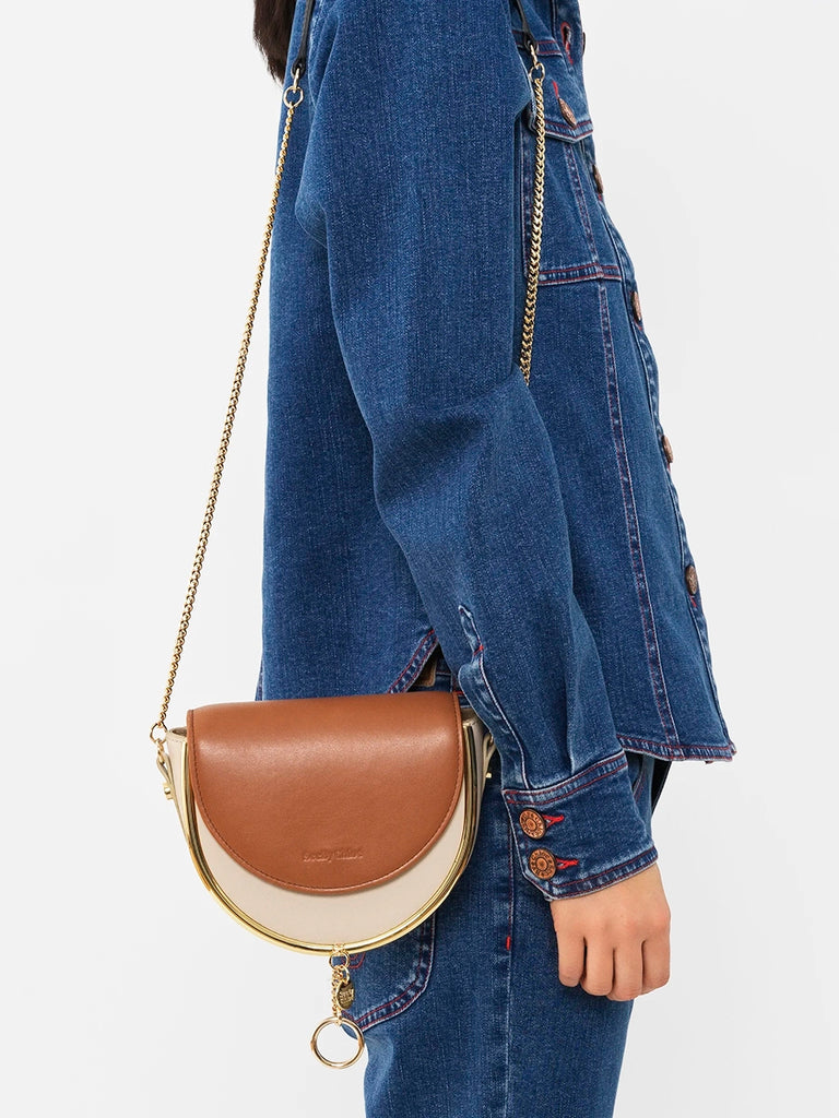 Mara Evening Bag in Cement Beige