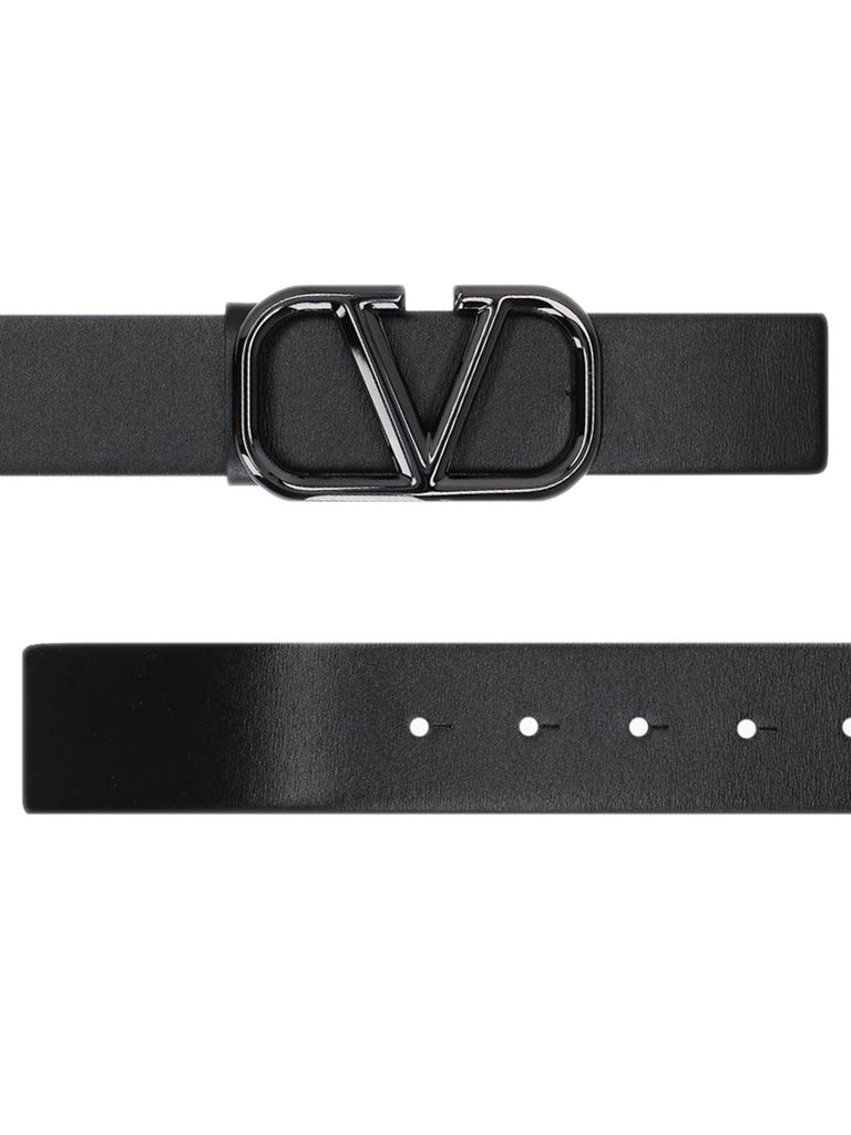 Vlogo Signature Belt in Glossy Calfskin 40mm