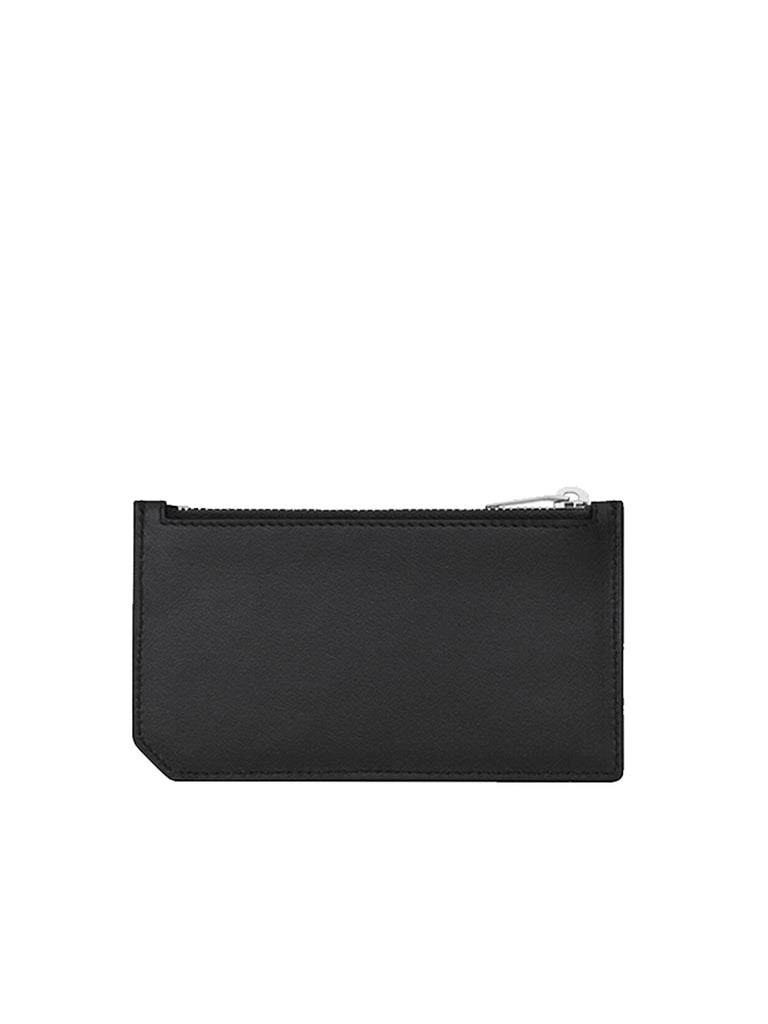 Fragments Zipped Card Case in Smooth Leather