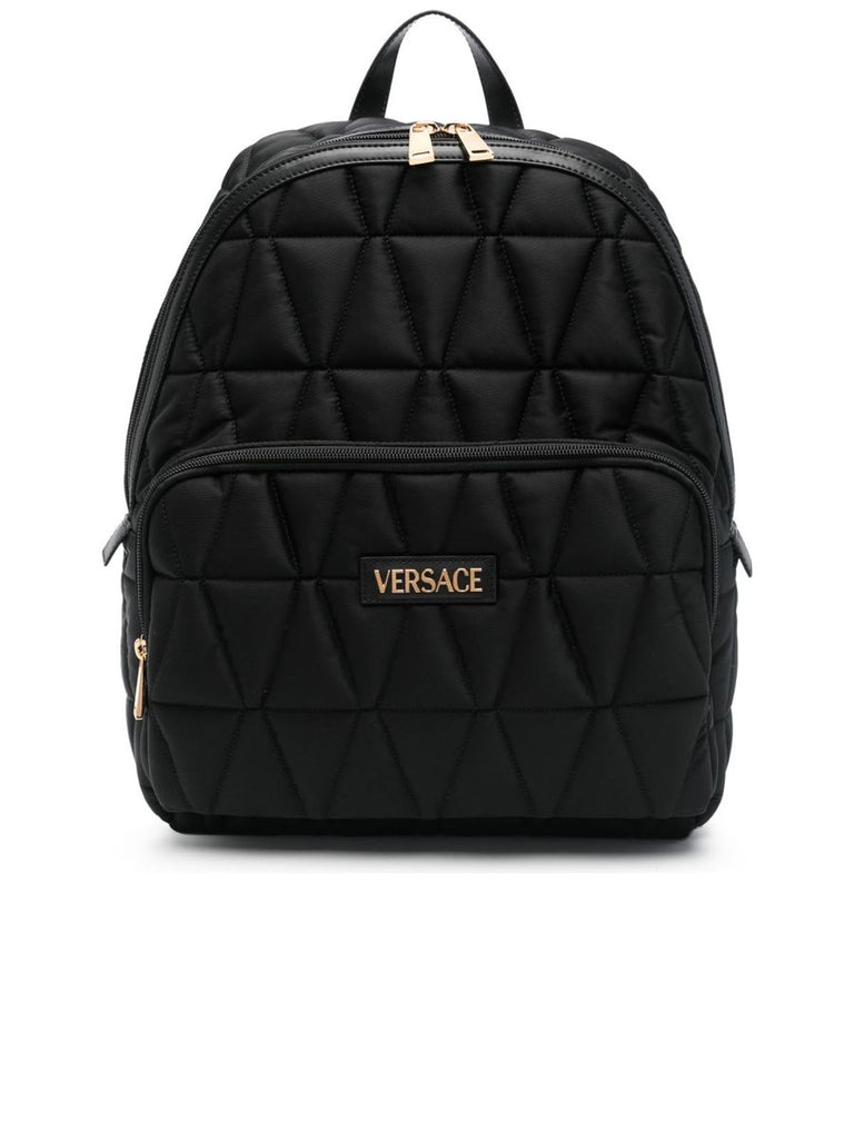 Quilted Backpack With Twoway Zip 0