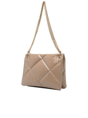 Quilted Shoulder Bag With Chain Straps 4
