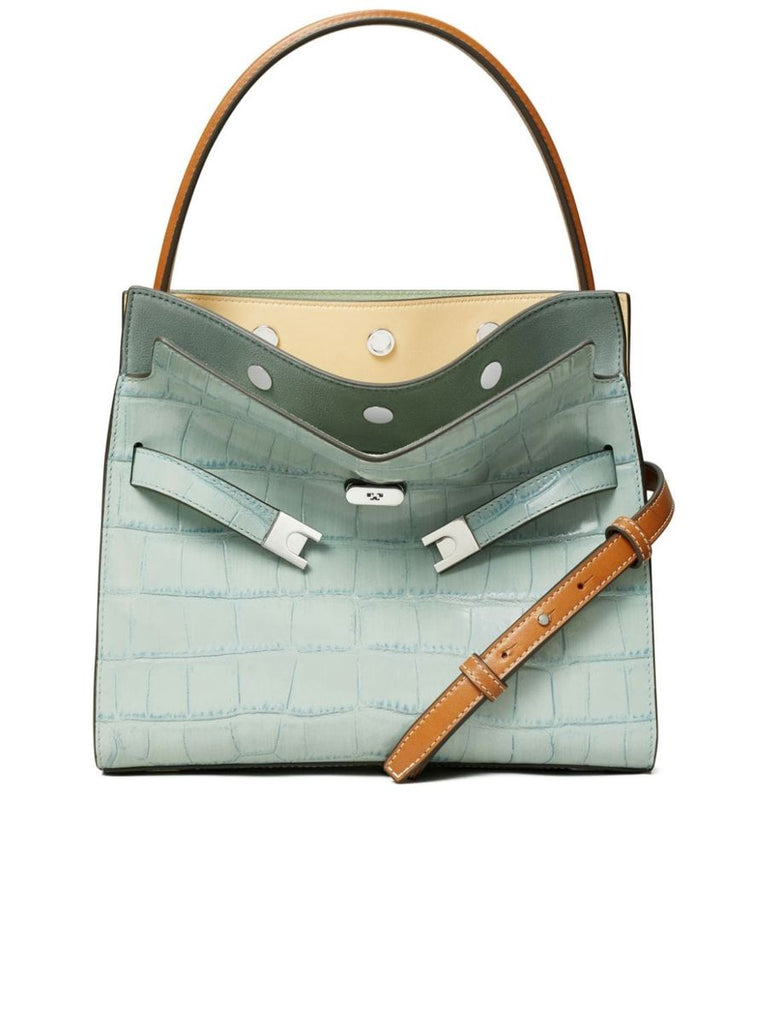 Elegant Crocembossed Handbag 0