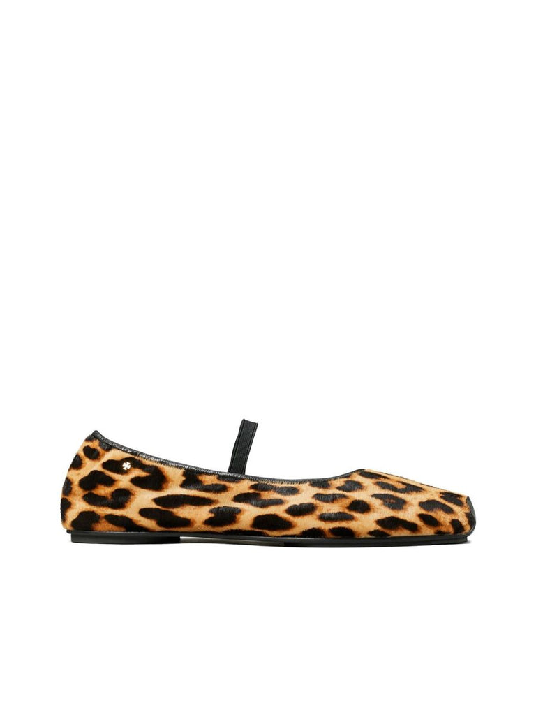 Leopard Print Elasticated Strap Flats 0