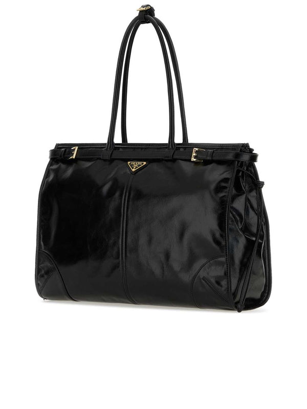 Prada Bonnie Extra Large Leather Handbag – COSETTE