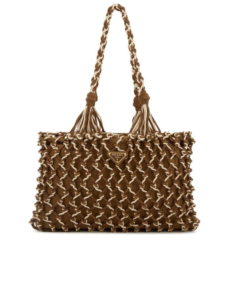 Twotone Mesh Shopping Bag 0