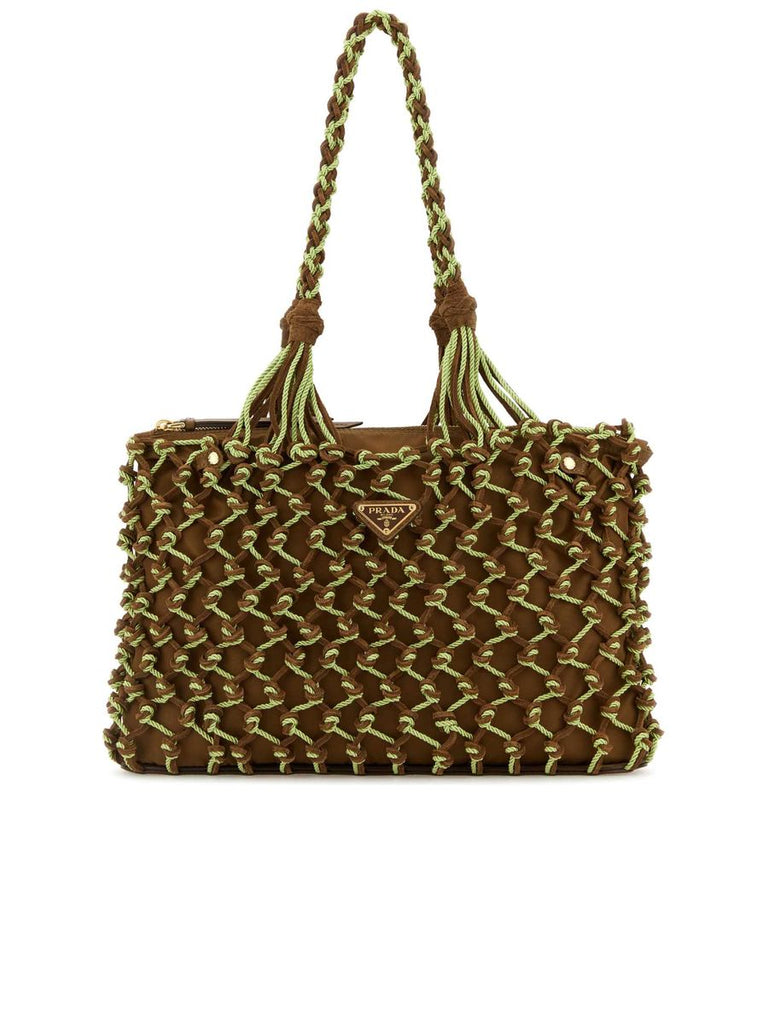 Twotone Mesh Shopping Bag 0