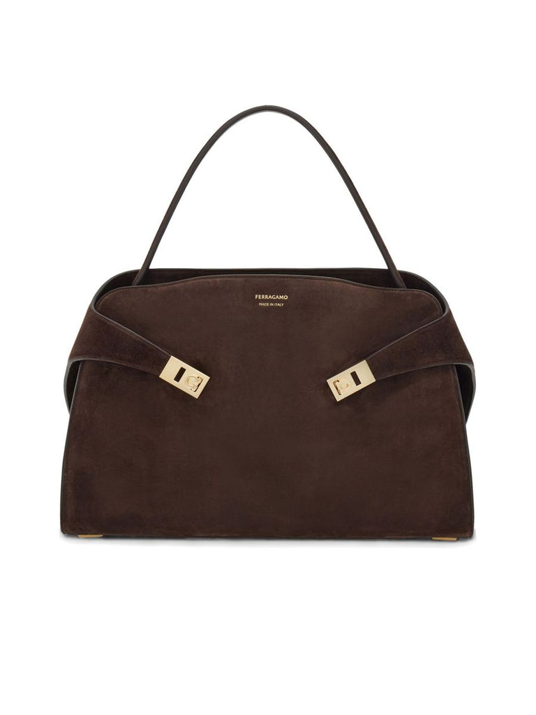 Hug Medium Leather Tote 0
