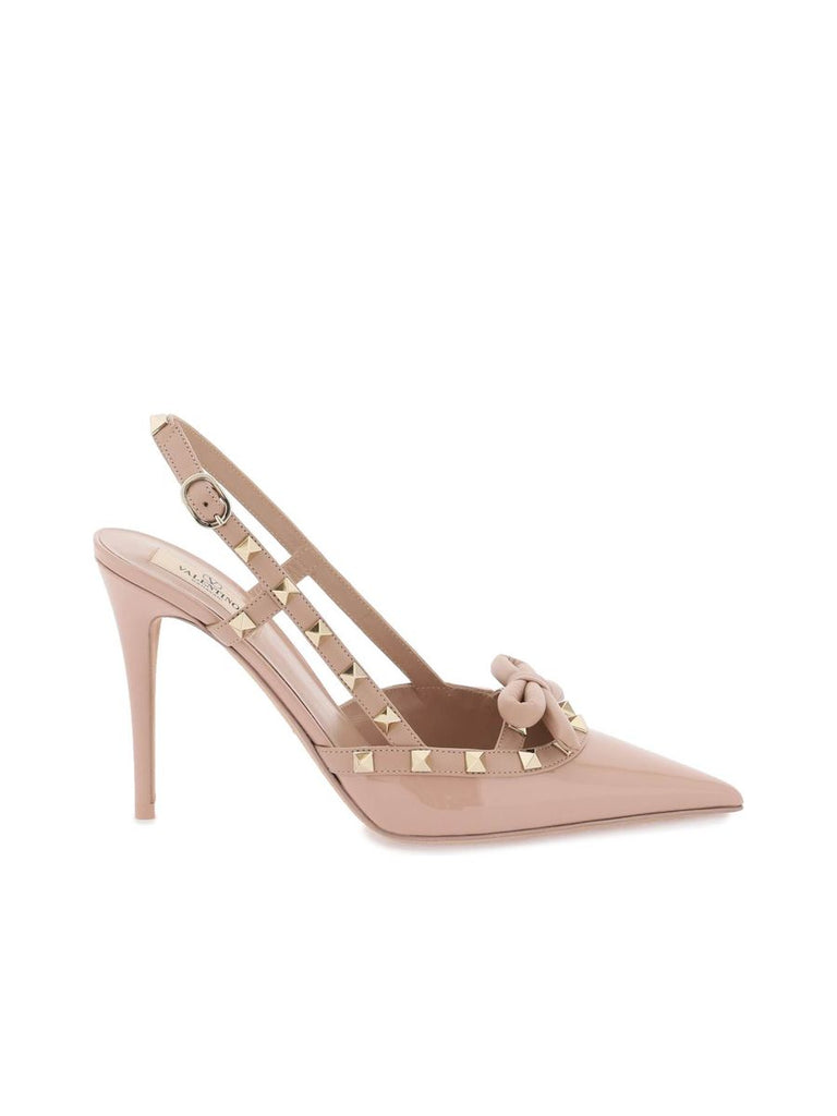 Rockstud Bow Slingback Pumps 0