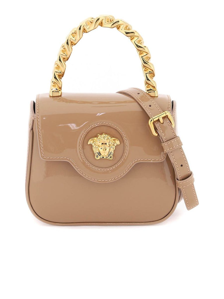 Versace Patent Leather La Medusa Mini Bag
