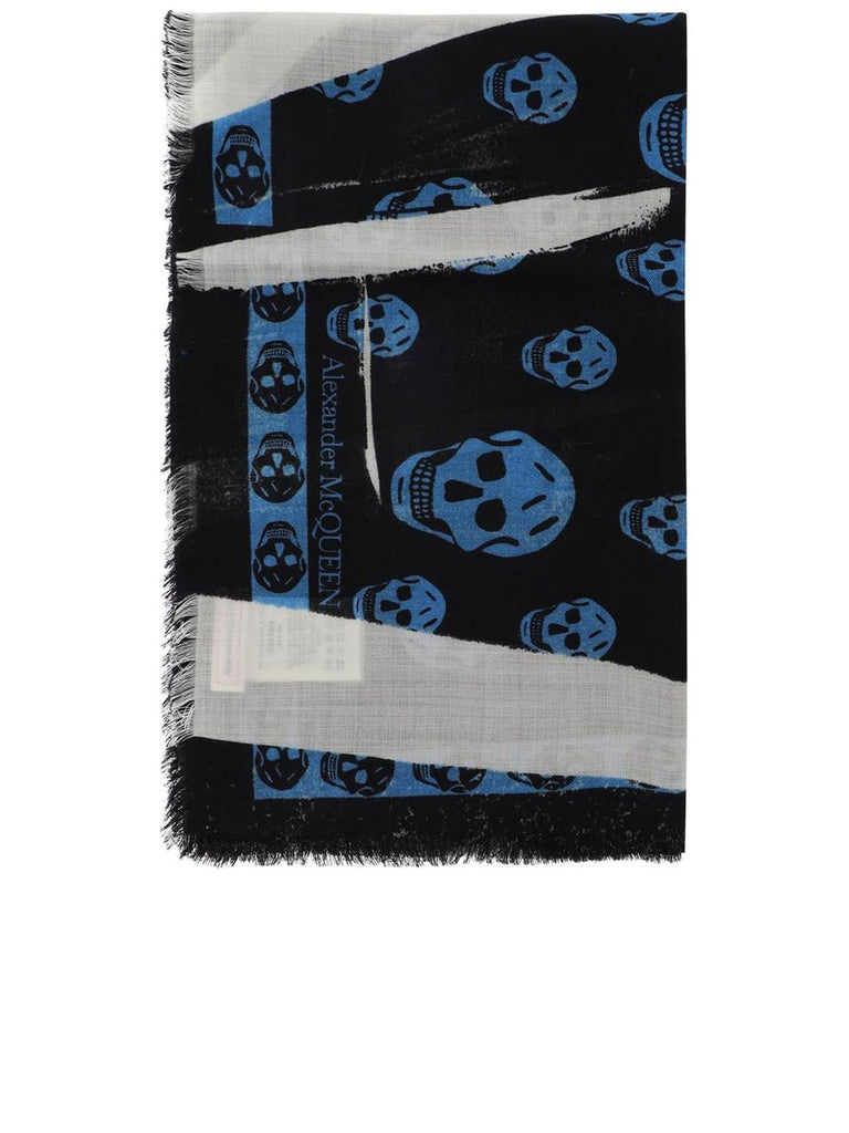 Slashed Skull Scarf 0