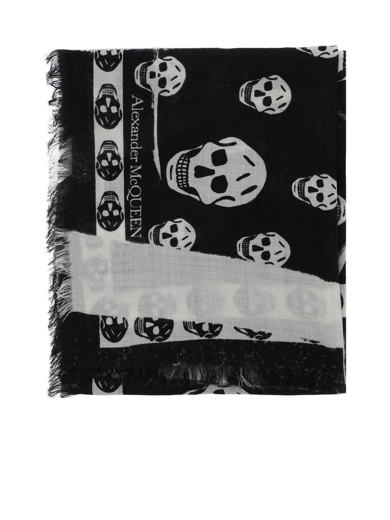 Slashed Skull Scarf 0