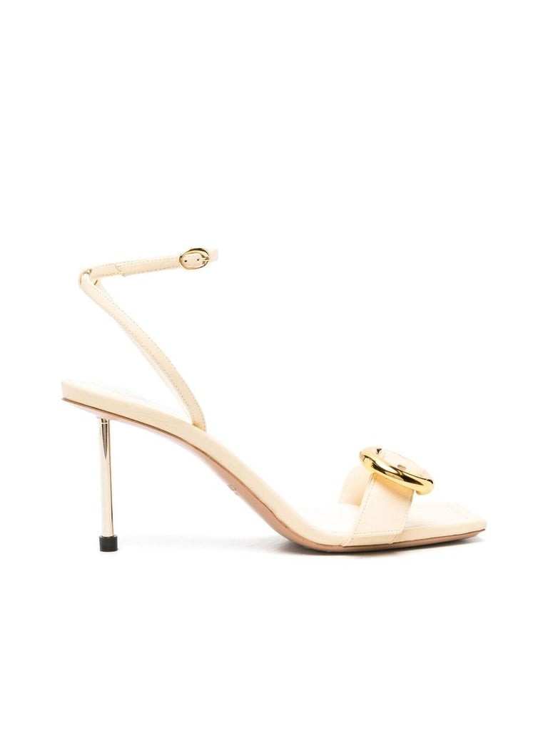 Smooth Grain Stiletto Sandals 0