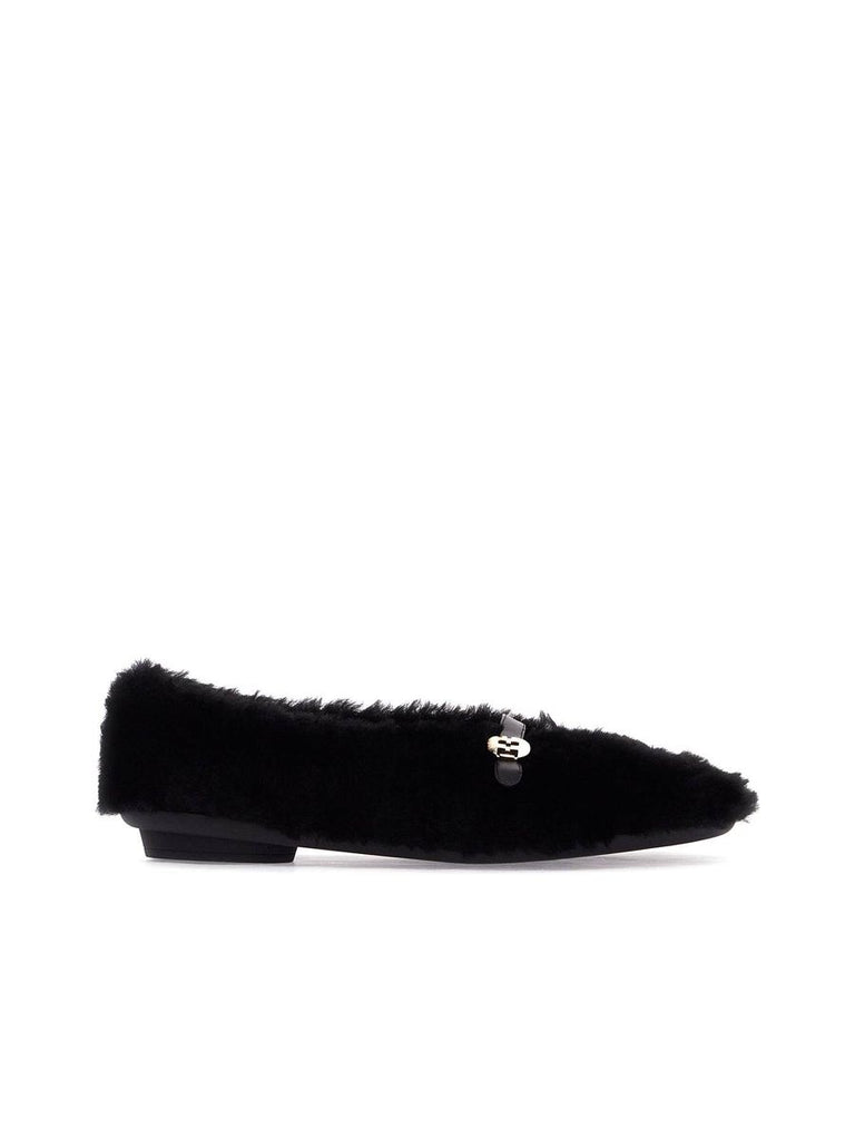 Shearling Ballet Flats 0