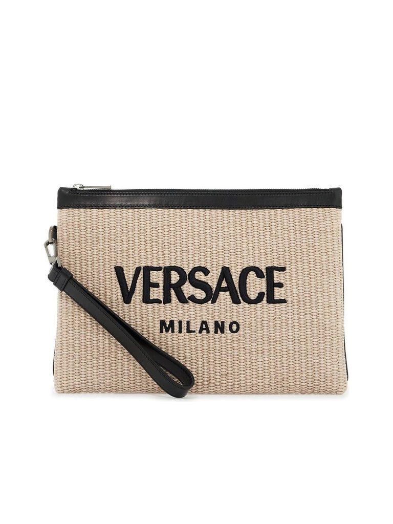 Versace Raffia Pouch 0