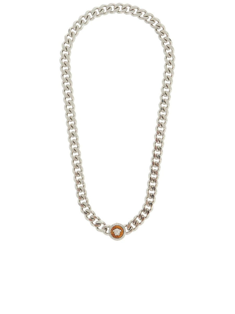 Medusa Chain Necklace With Pendant 0