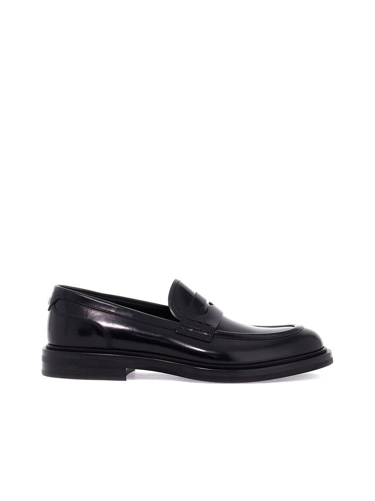 Brushed Leather Loafers 0
