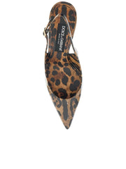 Leopard Print Slingback Pumps 1