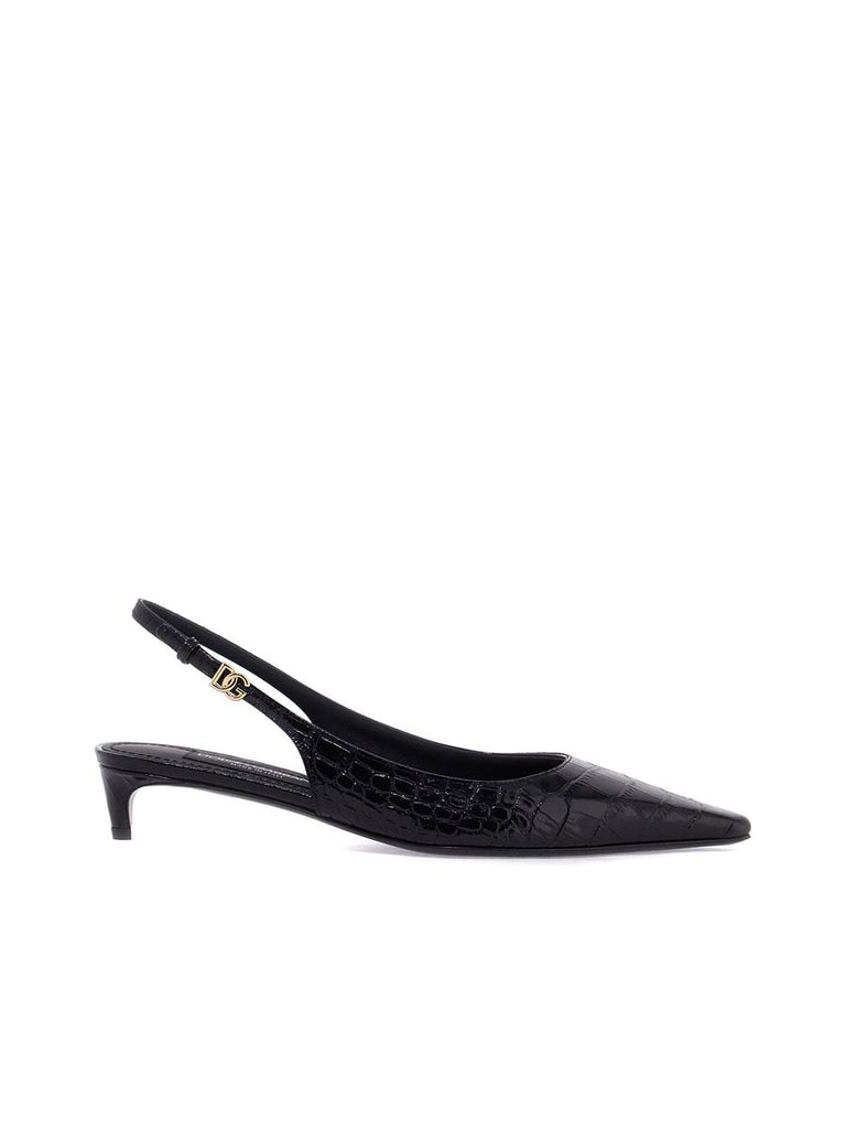 Cocco Print Leather Slingback Dcollet 0