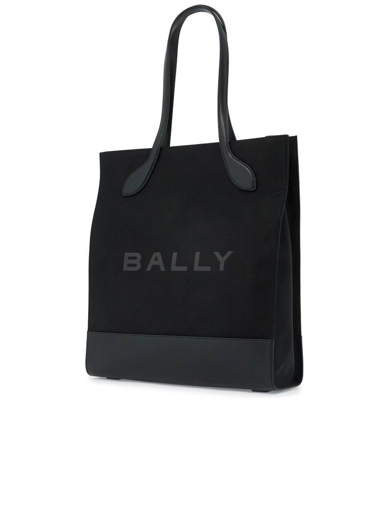 Nylon And Leather Tote Bag 2