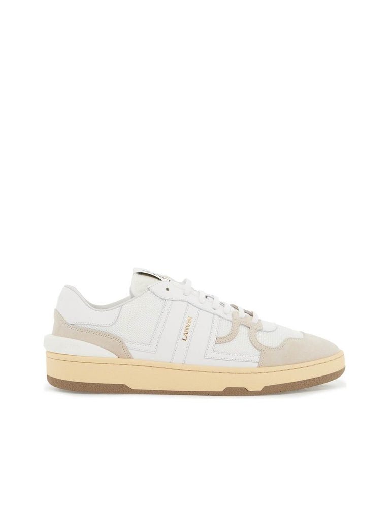 Mesh And Leather Clay Sneakers 0