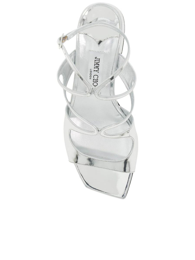 Metallic Leather Azilia  Sandals 1