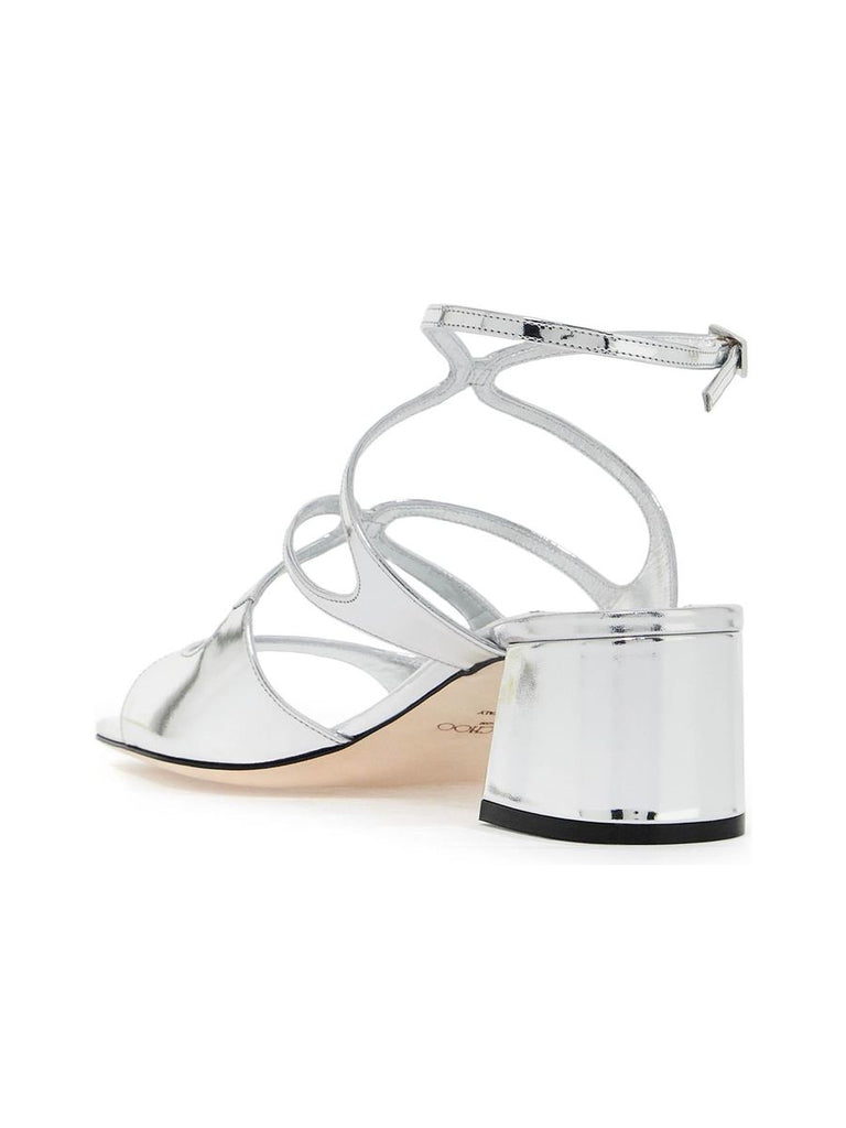 Metallic Leather Azilia  Sandals 2