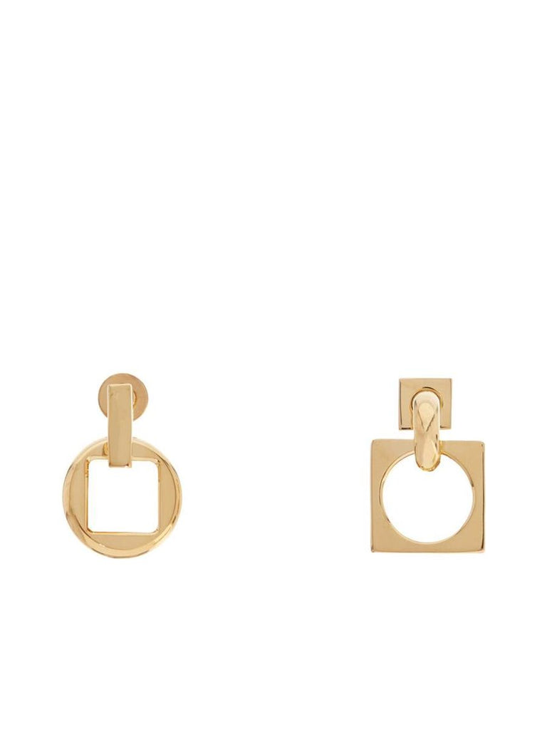 Square Round D Earrings 0