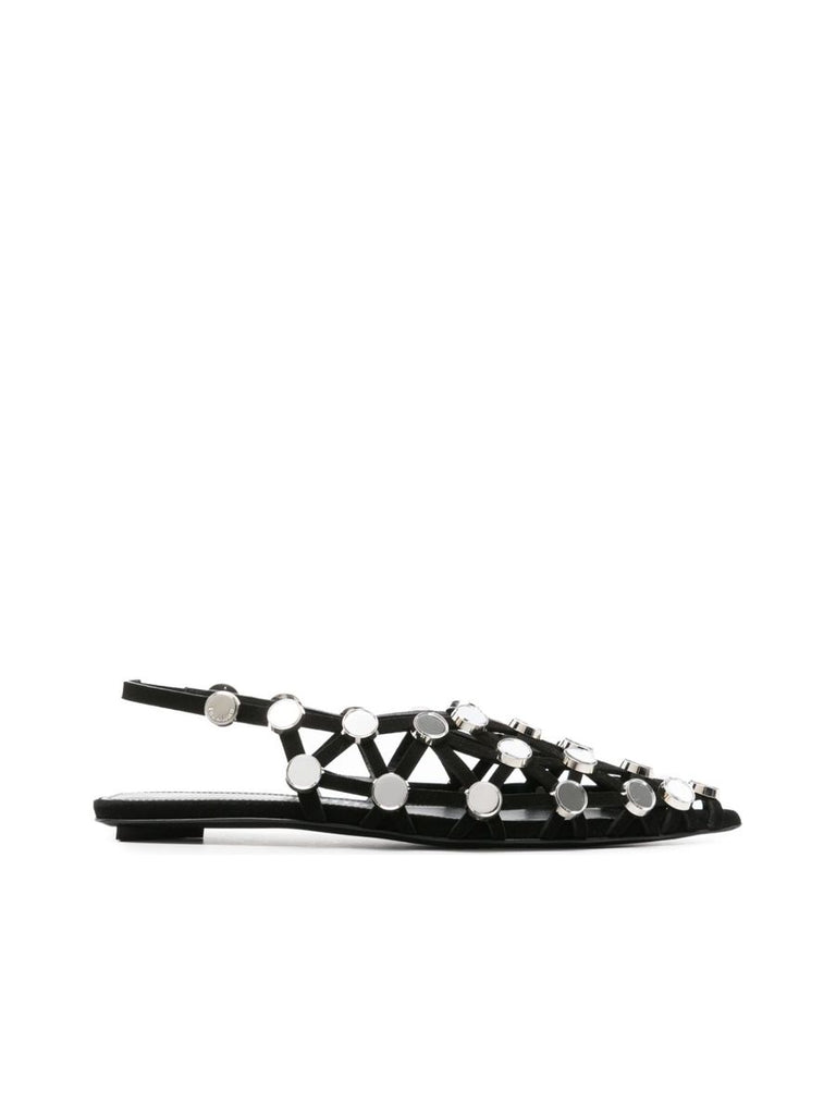 Rhinestoneembellished Ballerina Shoes 0