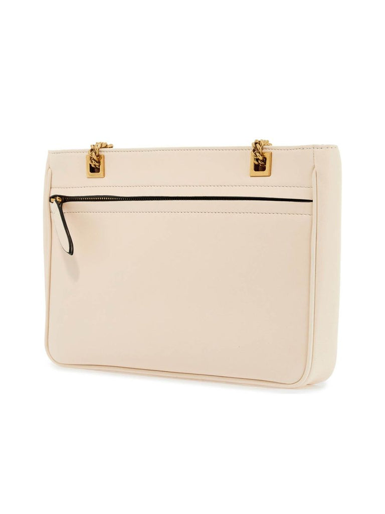 Small Bicolor Tote With Mixed Handles 1