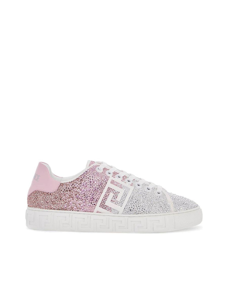 Greca Sneakers With Gradient Crystals 0