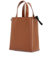 Calf Leather Shopping Bag With Minimalist Design And Shoulder Strap 1