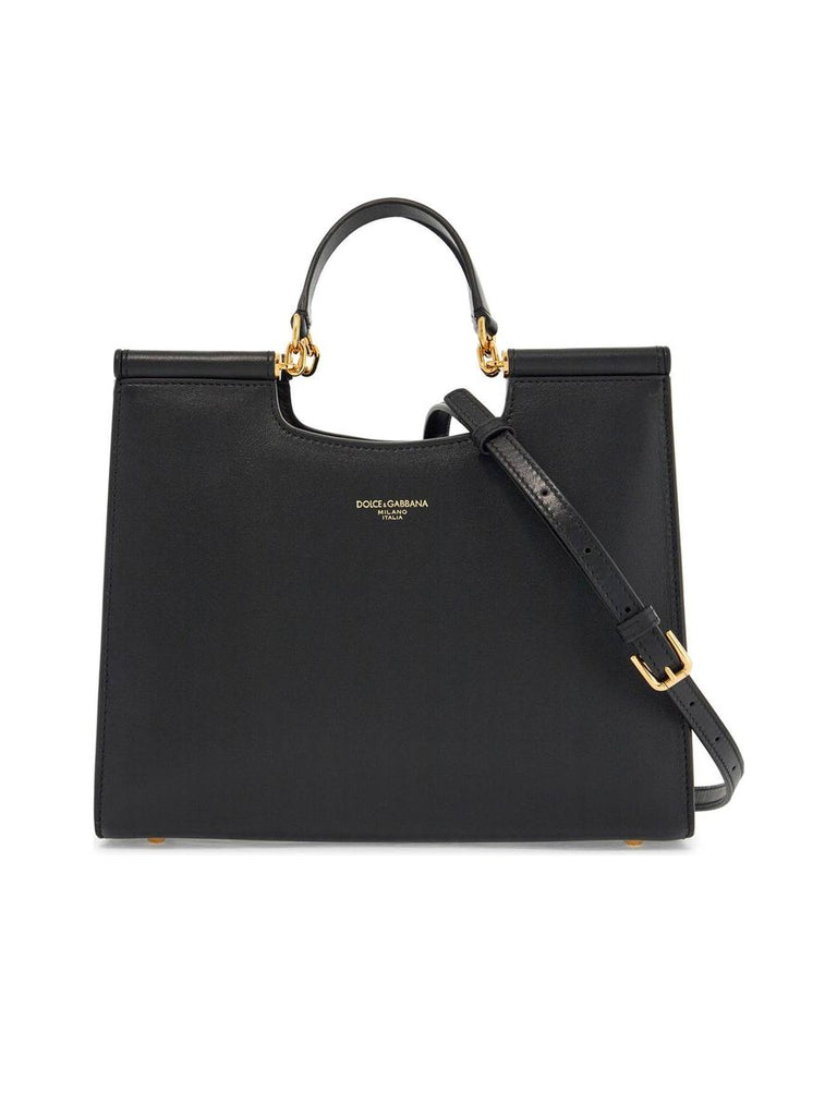 Calfskin Tote Bag With Adjustable Shoulder Strap 0