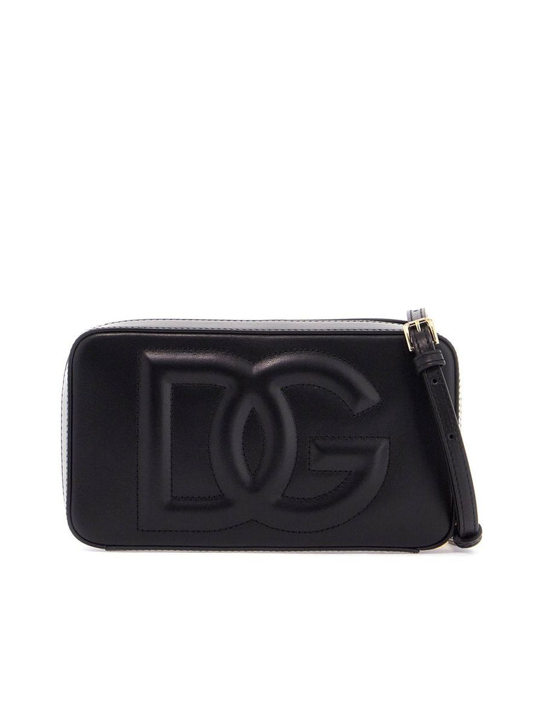 Shoulder Bag With Embossed Logo And Adjustable Strap 0