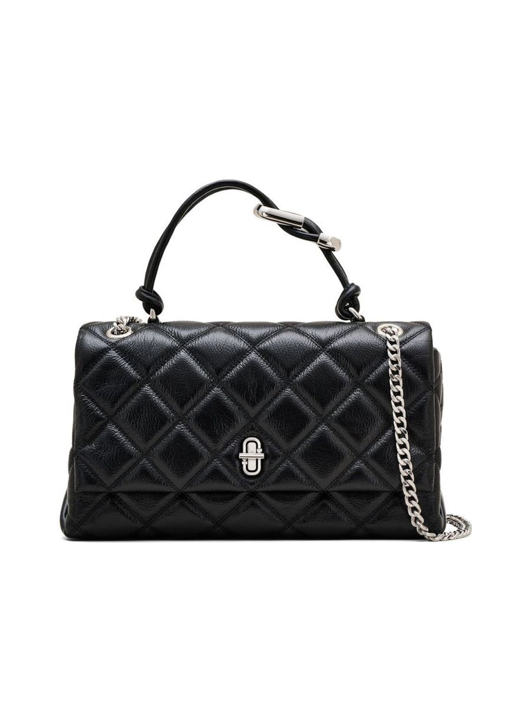 The Dual Chain Leather Shoulder Bag 0