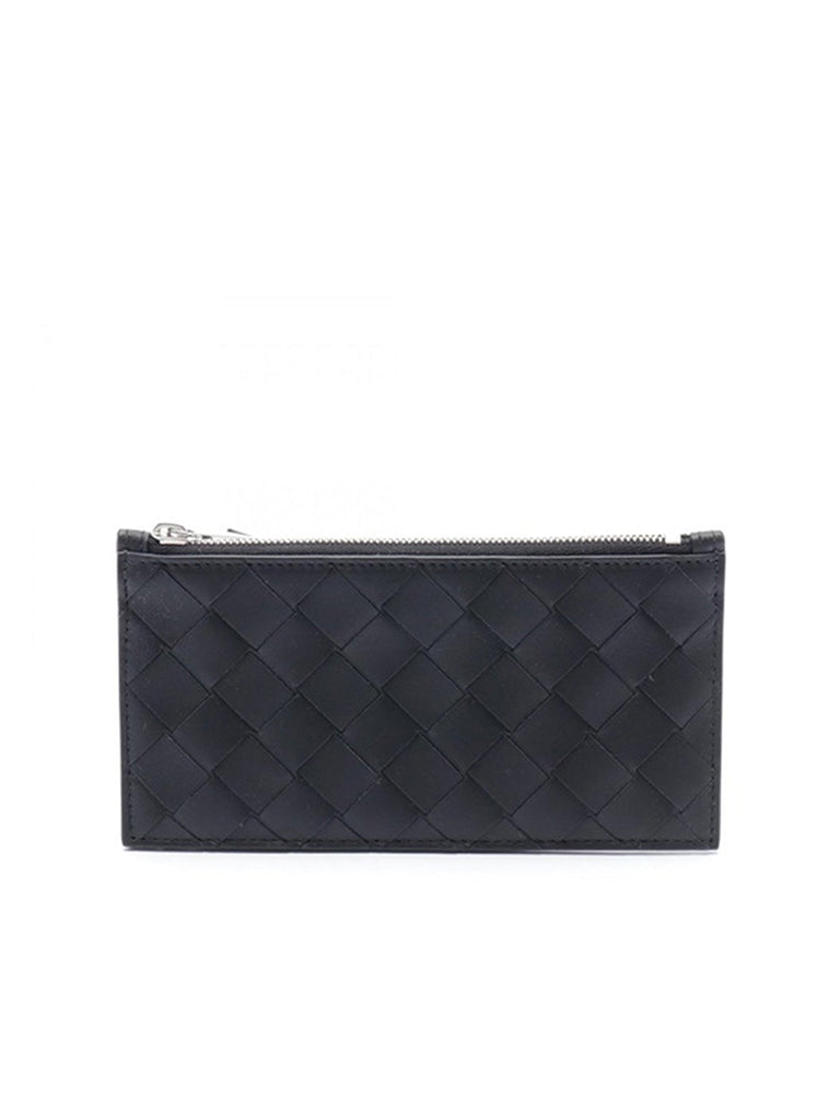 Intrecciato Long Zippered Card Case