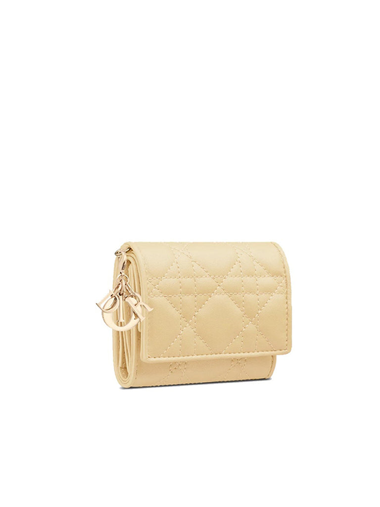 Lady Dior Lotus Wallet
