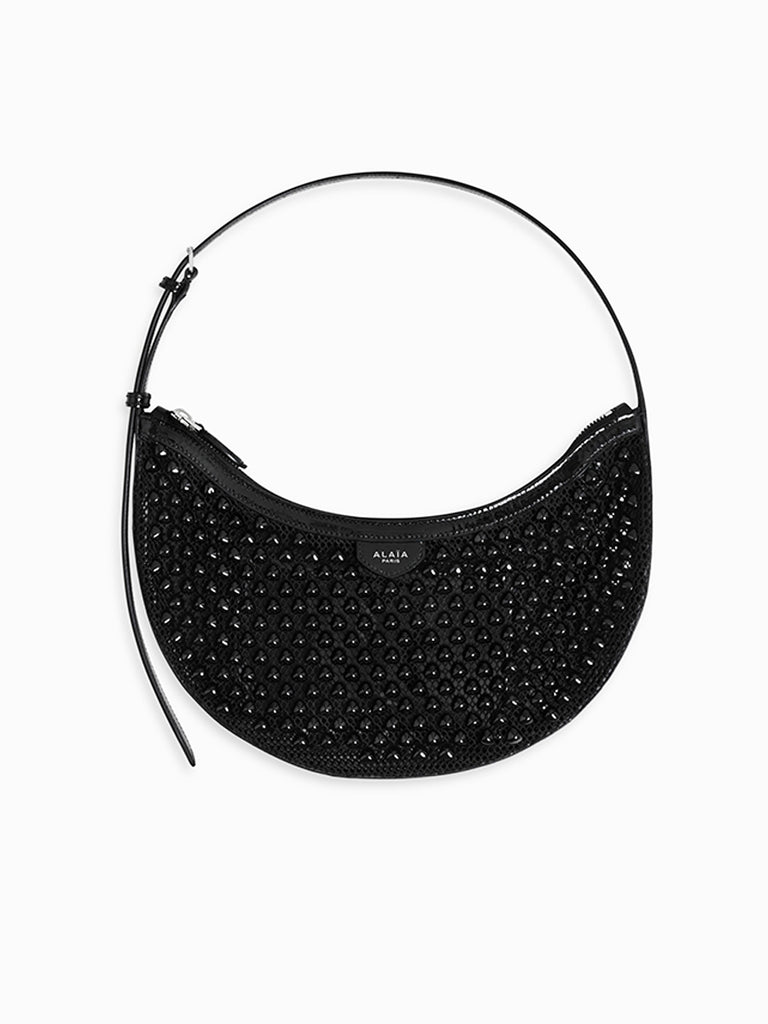 One Piece Demi Lune Bag In Fishnet Pyramids