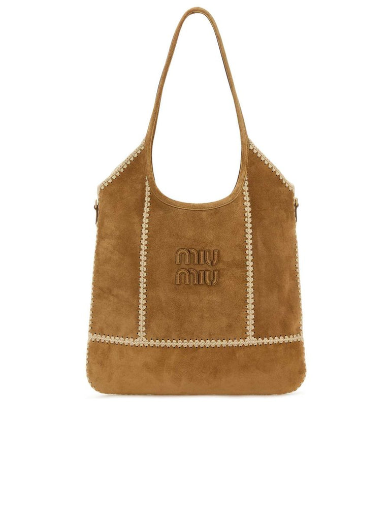 Suede Leather Shopping Bag 0