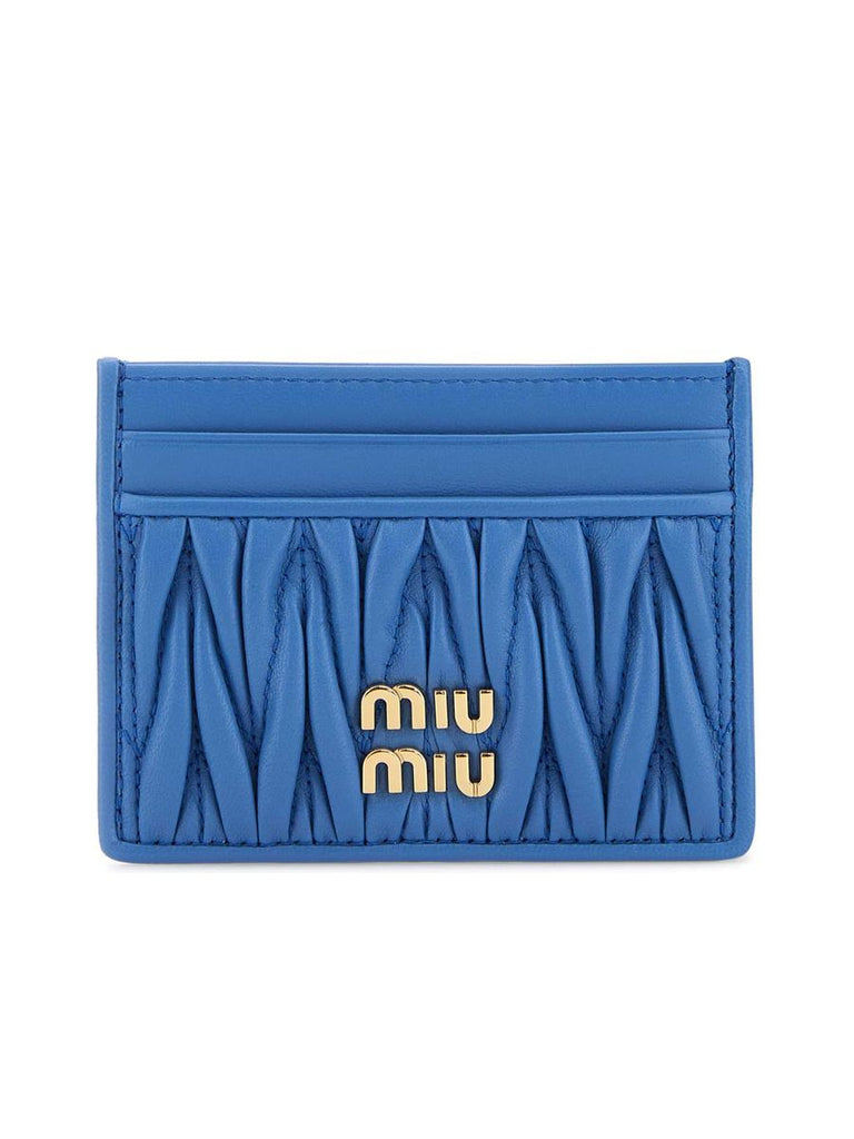 Cerulean Leather Card Holder 0
