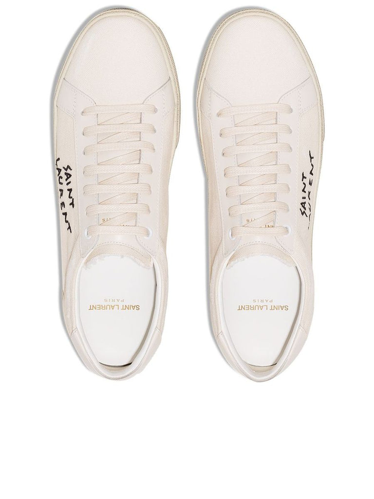 Saint laurent off white court classic sneakers online