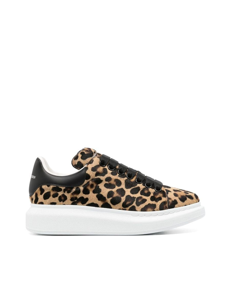 Leopard Print Oversize Sole Sneakers 0