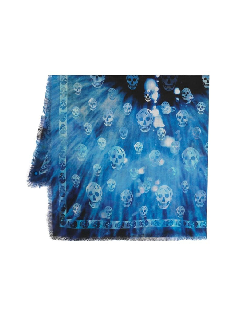 Skullprint Wool Scarf 0