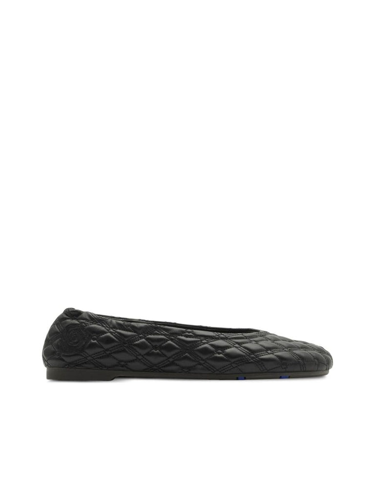 Quilted Equestrian Knight Motif Flats 0